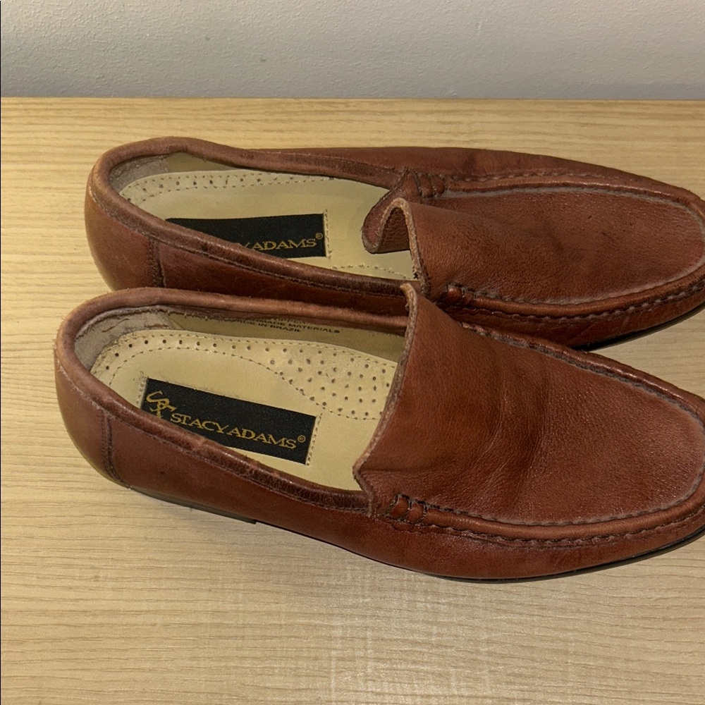 Stacy Adams Men's Tan Leather Loafers
